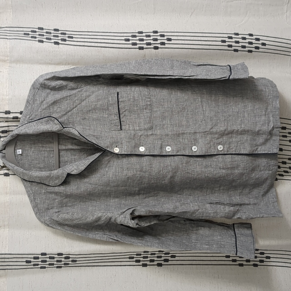 Piglet in Bed Linen Pajama top Sz. S